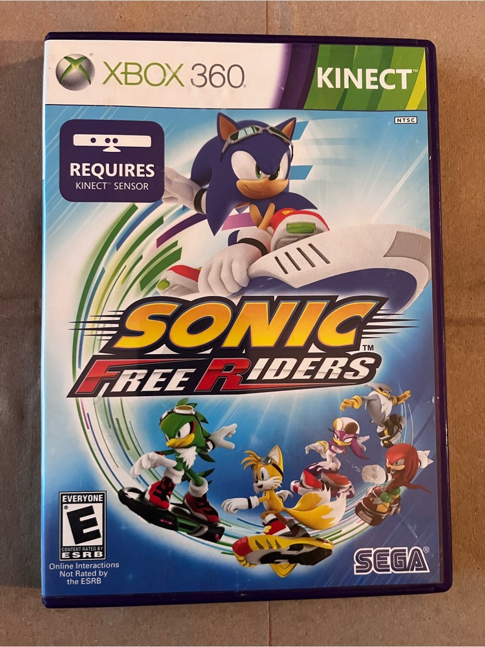 Sonic Free Riders (Xbox 360 Kinect) - Blue - SEGA